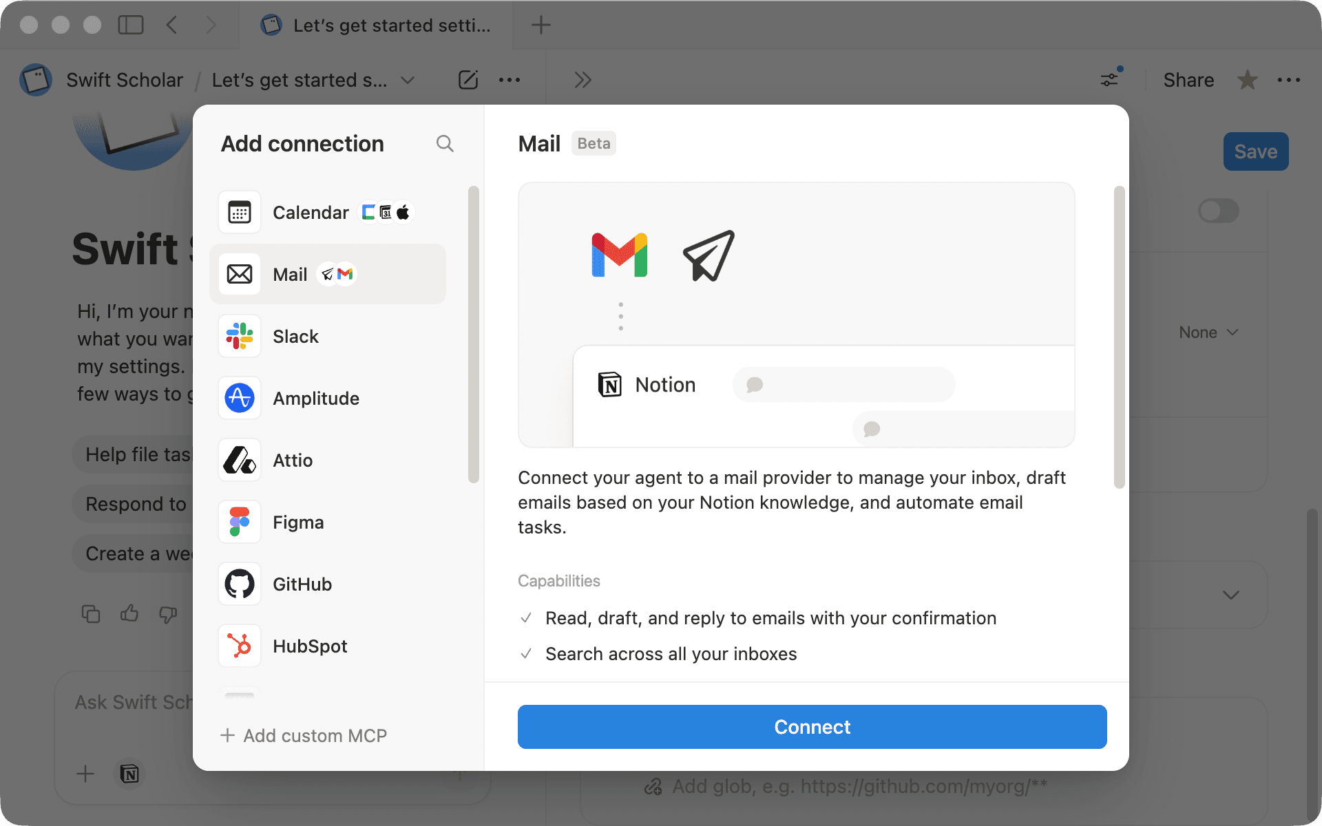 mail agent entry