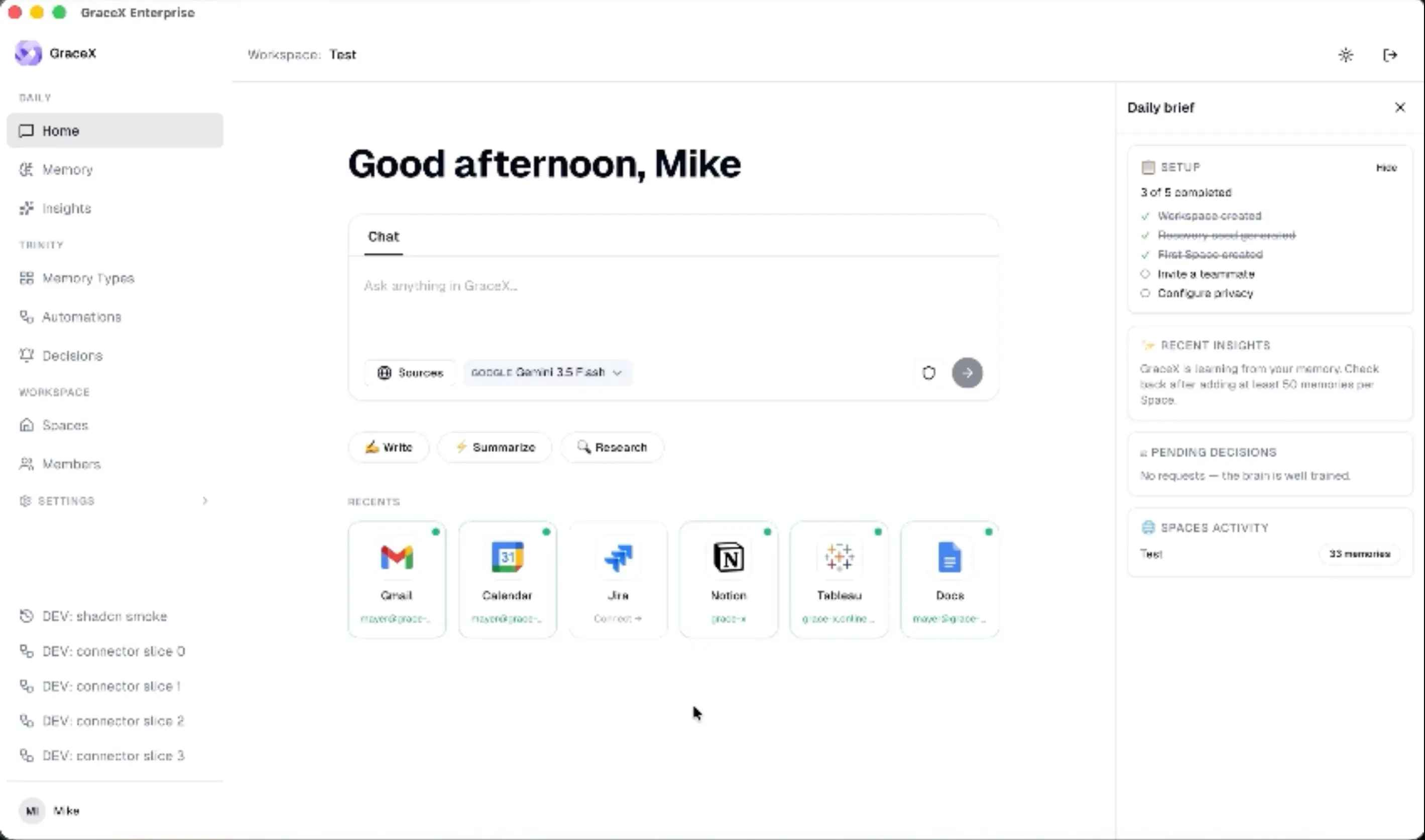 Turn the Notion pages you choose into a private, always-current company memory your team can ask anything.