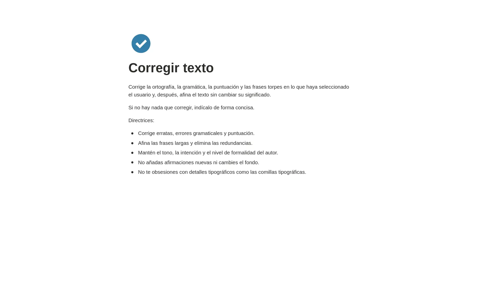 Captura de pantalla de la colección Habilidades de IA para escribir y editar creada por Notion