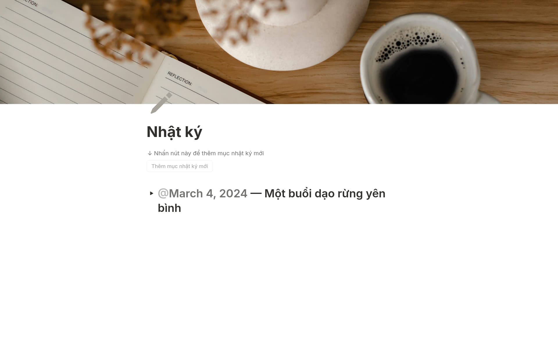 Ảnh chụp bộ sưu tập Trung tâm năng suất của bạn do Notion tạo