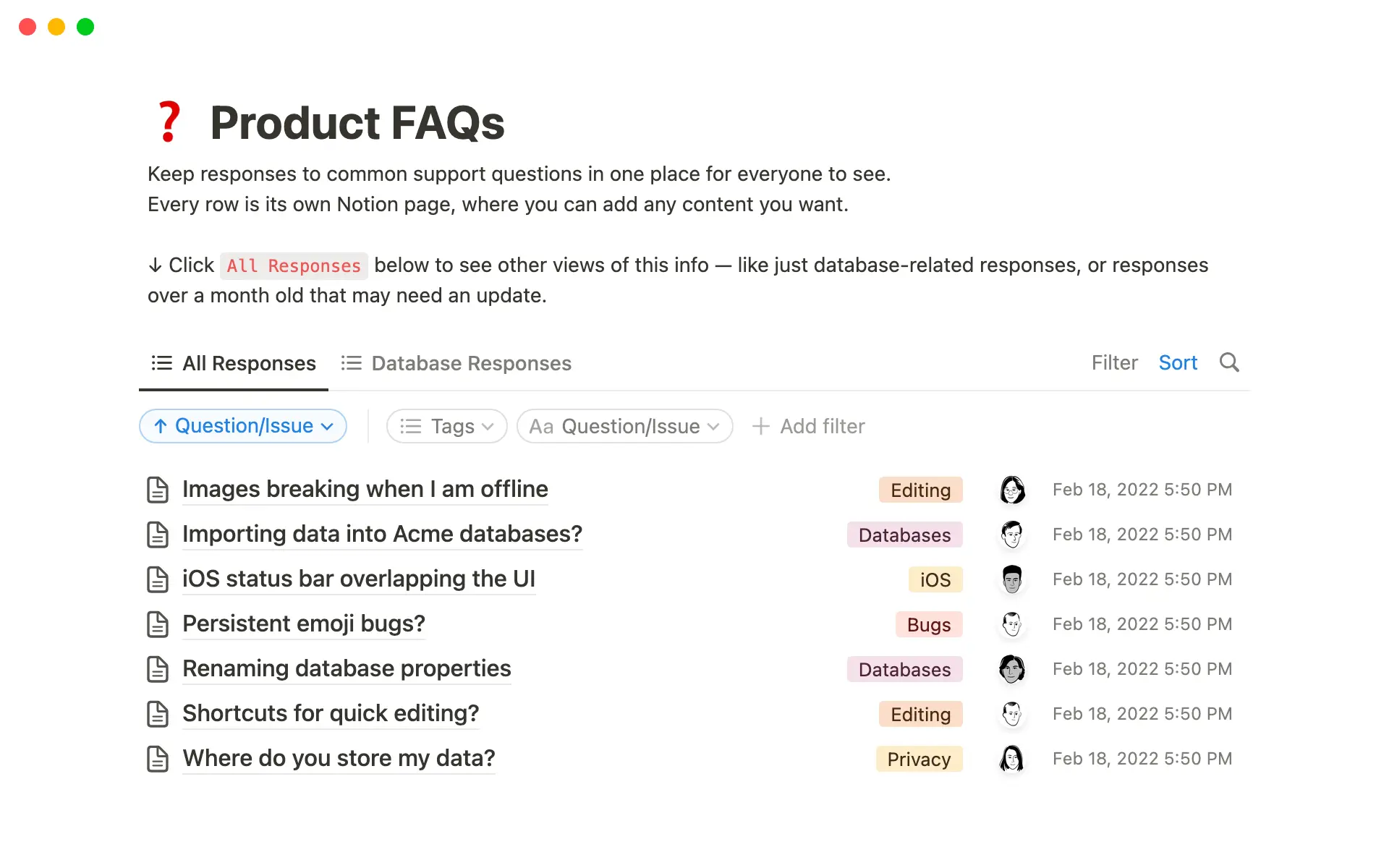 Bilde for top-9-faqs-templates-in-notion